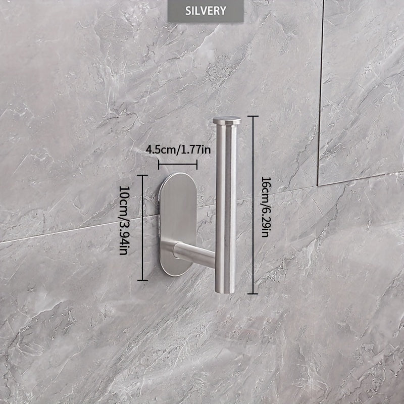 Stainless Steel Under Cabinet Paper Towel Holder Self-Adhesive or Screw Mount