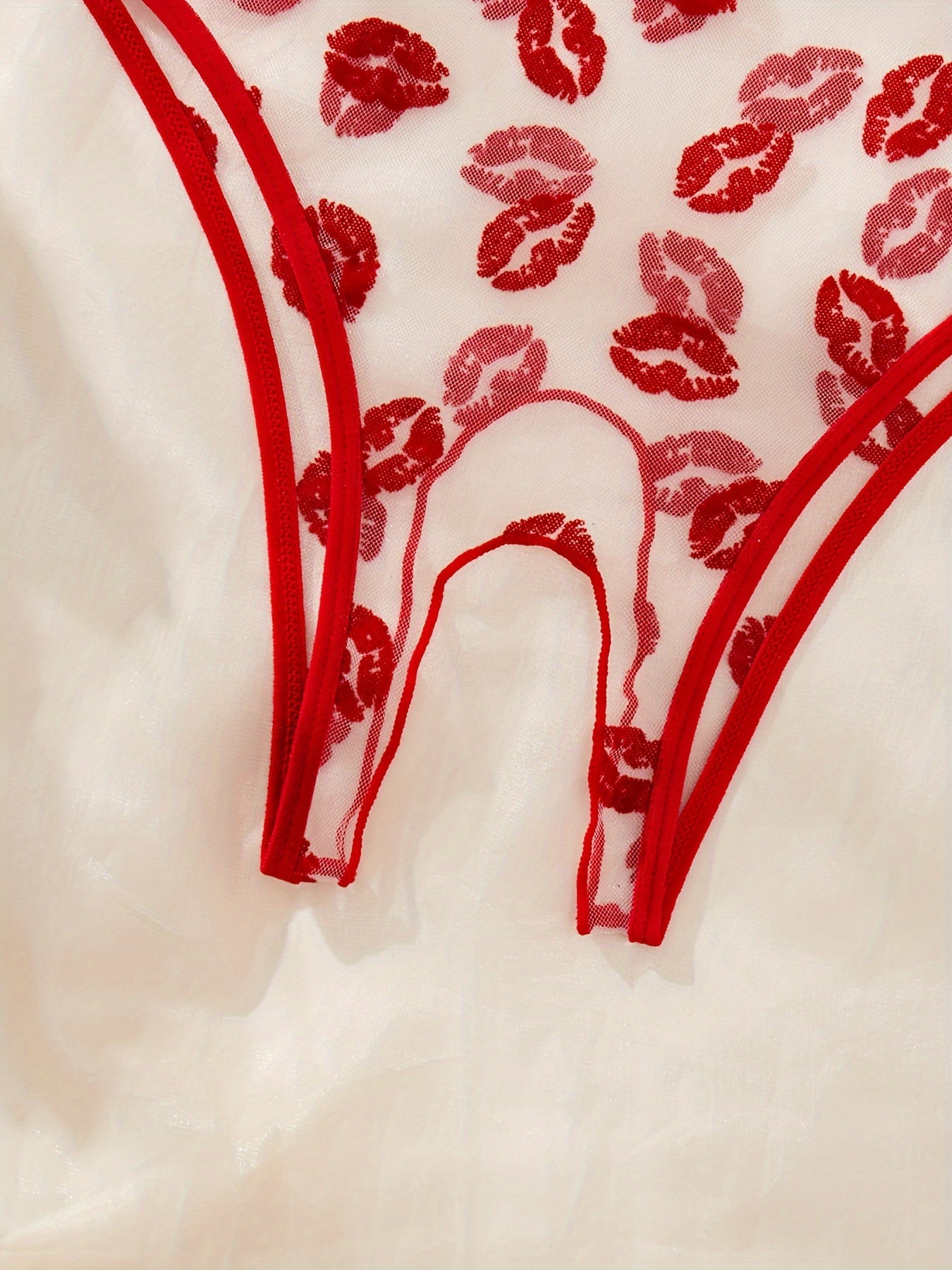 Women's Open-Back Bodysuit Sexy Lingerie Black Size S