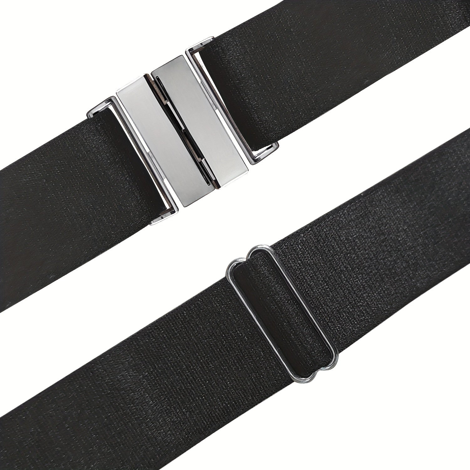 Men's Sock Suspenders Adjustable Sock Holders with Sturdy Clips for Formal and Daily Wear