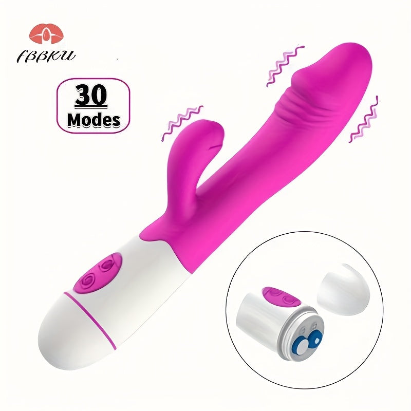 Women Double Head Clitoris and Vagina Vibrator With 30 Frequencies