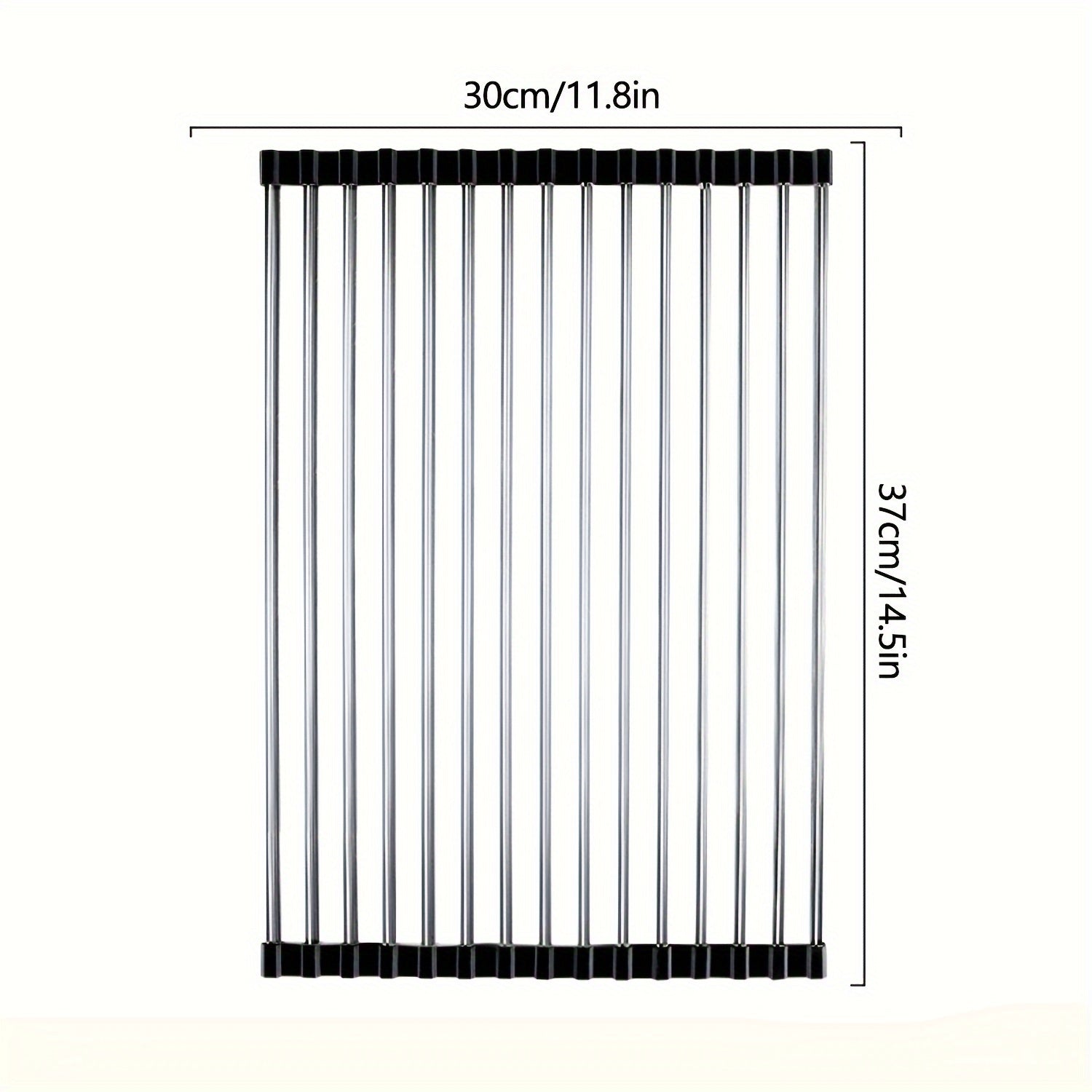 Estante plegable para fregadero de cocina para secar platos, almacenamiento multifuncional y ahorrador de espacio