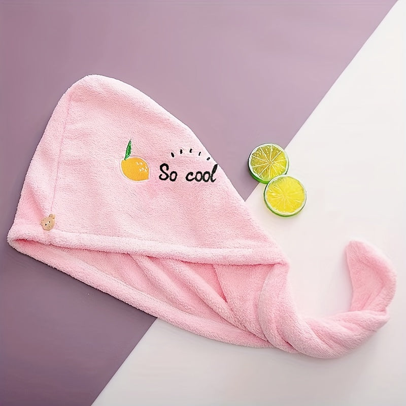 Hair Towel Quick Drying Embroidery Microfiber for Women and Men
