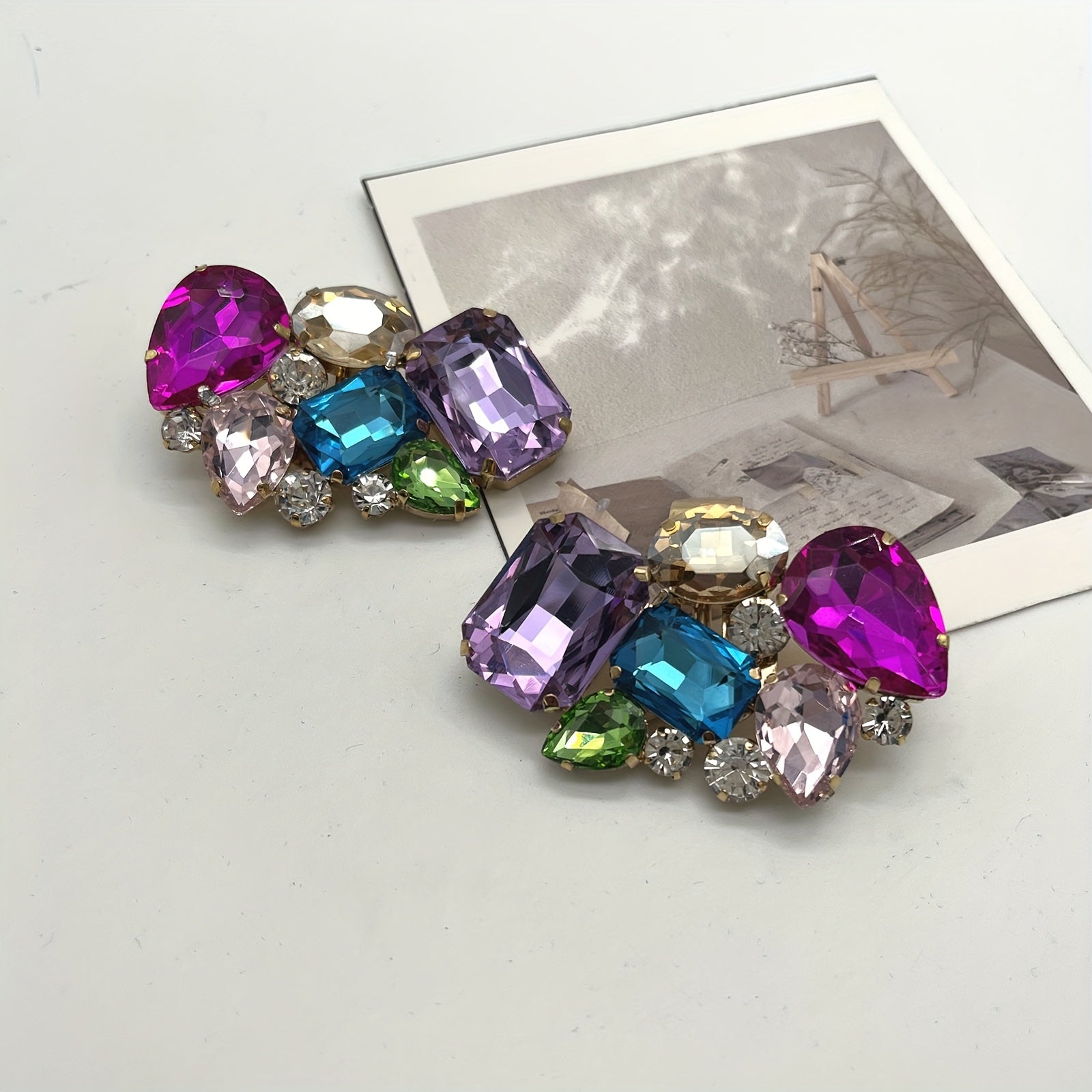 Women's Shoe Flower Jewelry Detachable Clip On Multi-Color Blossom for Heels Sandals