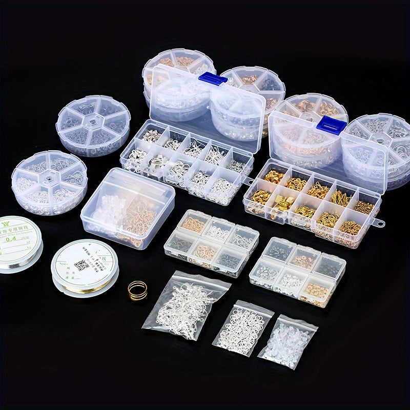 Набор для изготовления украшений с комплектом для изготовления серег и инструментами для ремонта для самостоятельного создания украшений