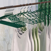 Set of 10 Heavy Duty Stainless Steel Hangers for Coats Suits Dresses