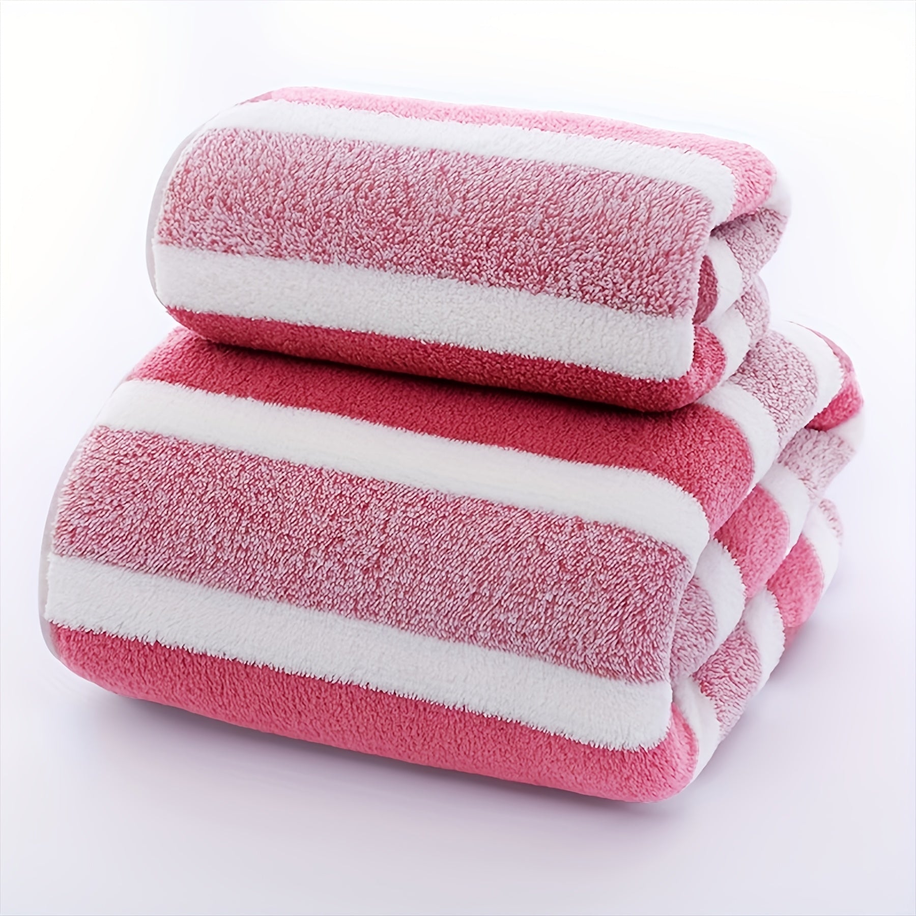 Coral Fleece Towel Set Soft Absorbent Quick-Dry for Pool Home Gym RV