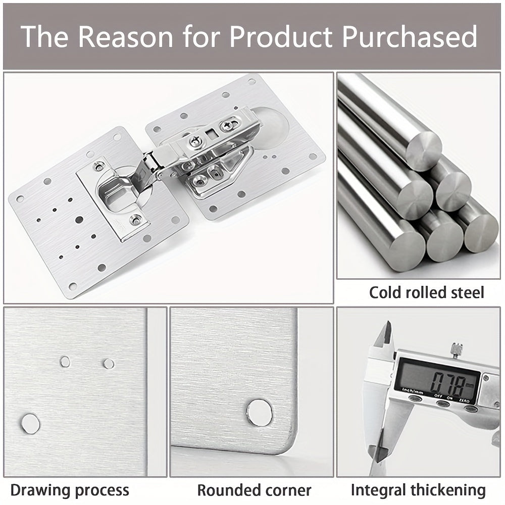 8-Donali sovutilgan po'lat shkaf g'ildiraklarini ta'mirlash to'plami, oshxona va mebel eshiklari uchun