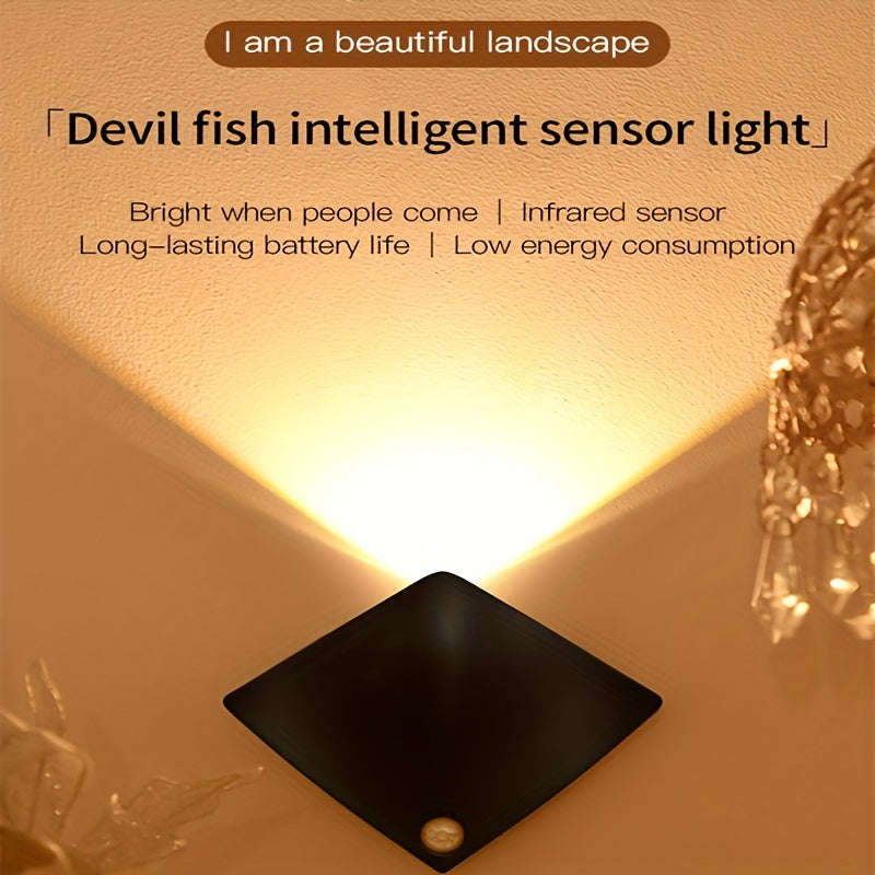 Night Light with Human Body Sensor for Bedroom Hallway Living Room Battery-Operated