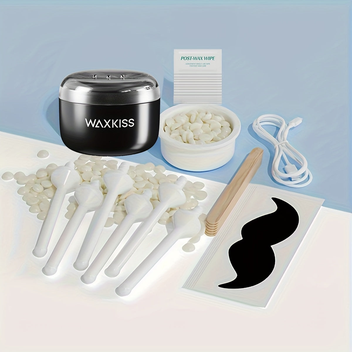 Мини-набор для воскового нагрева для удаления волос на бровях, носу и ушах