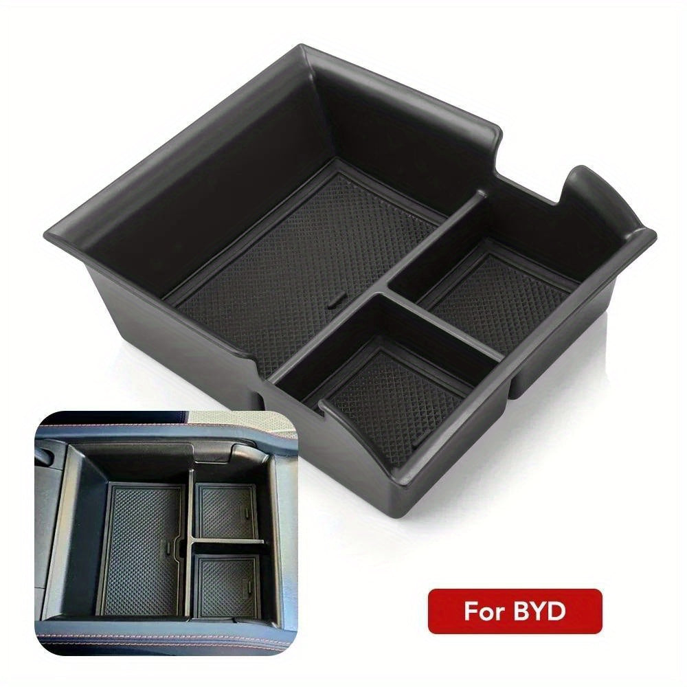 Caja de almacenamiento para consola central para EV Yuan Plus bandeja organizadora interior