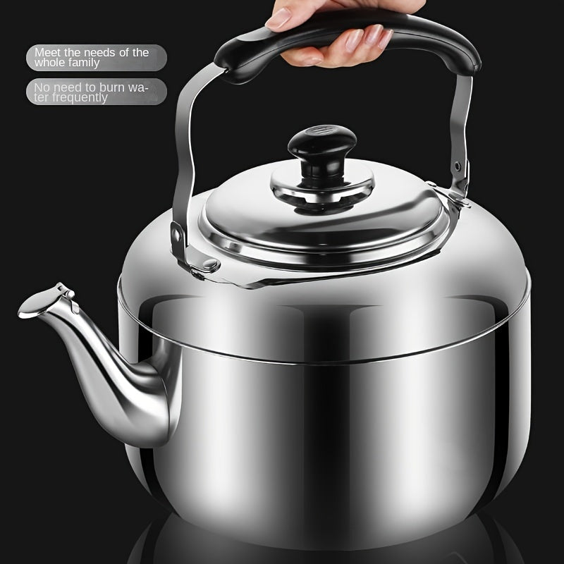 5L Stainless Steel Water Bottle with Magnetic Electric Wood Finish for Household and Commercial Use