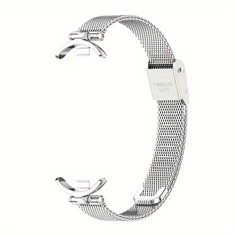 Stainless Steel Milanese Loop Watch Strap for Xiaomi Smart Band 3-9