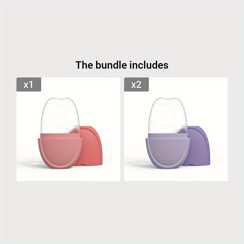 Conjunto de rodillo facial de hielo y Gua Sha para rejuvenecimiento facial y de ojos, herramientas de cuidado de la piel con enfriamiento, molde de silicona para hielo