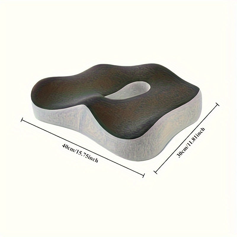 Пенополиуретановая подушка для поясницы для офисного кресла, серый