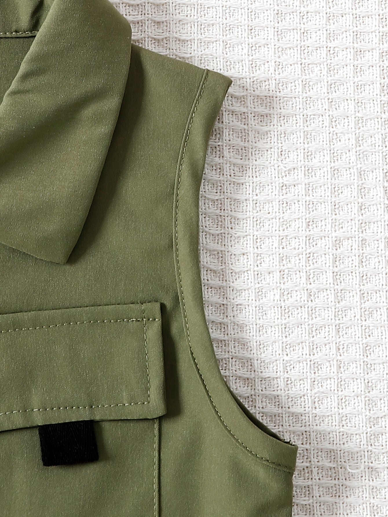 Boys Cotton Blend Casual Outfit Set Long Sleeve Shirt Vest Pants Spring Fall