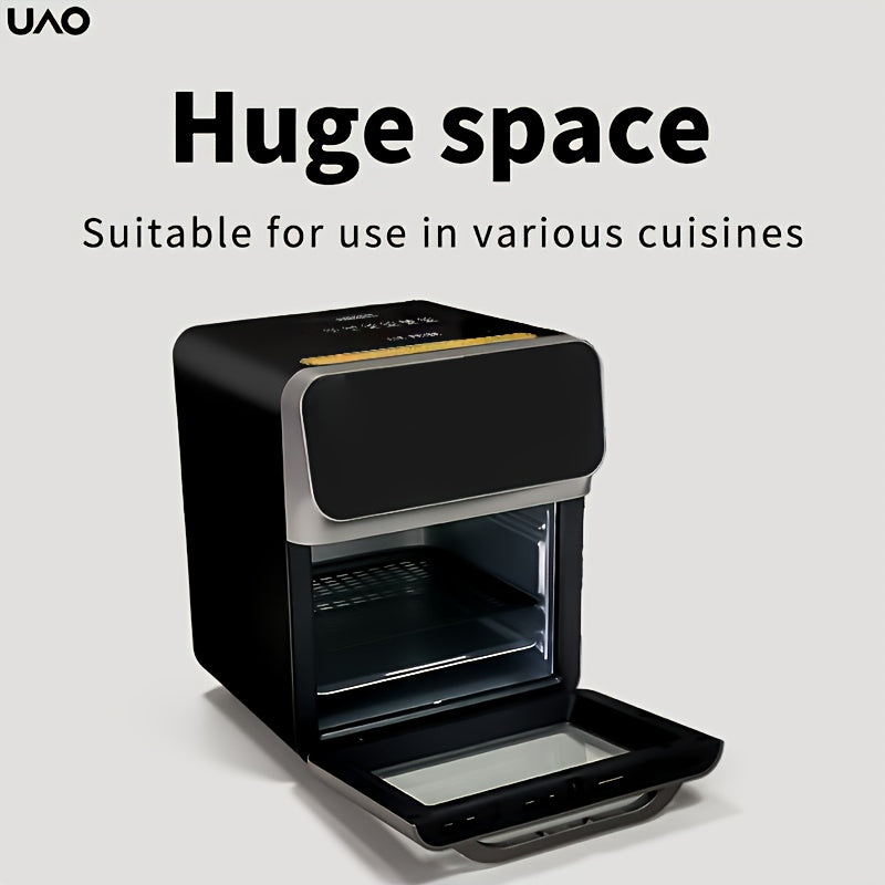 Yevropa standarti bo'yicha uy uchun havo fritüri, sensor paneli va vizual oynasi bilan, turli xil ovqatlarni grill qilish uchun ideal.