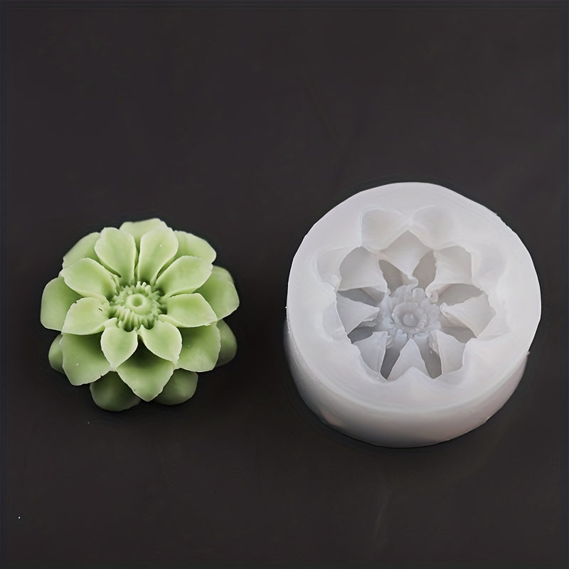 Flower Silicone Mold for Baking, Soap, Candle, Small Flower Design, 1 Piece