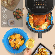 Silicone Air Fryer Liner for Healthy Odor-Resistant Cooking