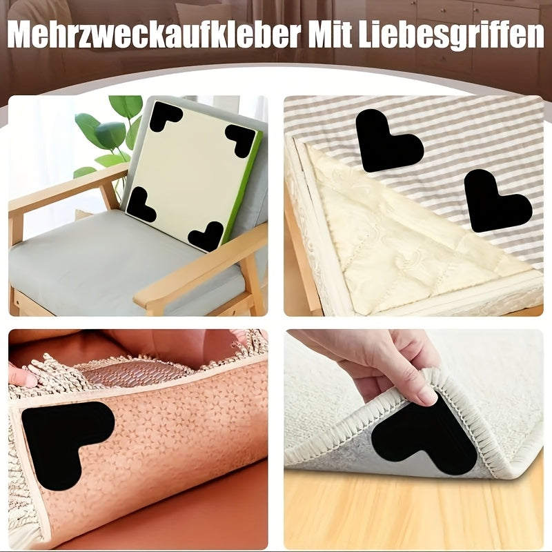 16 dona yopishqoqsiz gilam padlari va gilam stikerlari yog'och va plitka pol uchun