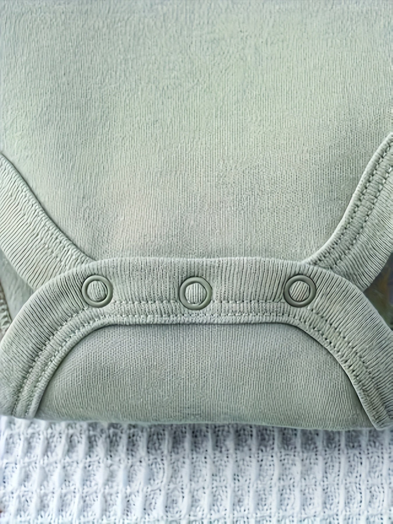 Conjunto de body de algodón de manga corta con patrón de rayas de dinosaurio para bebés