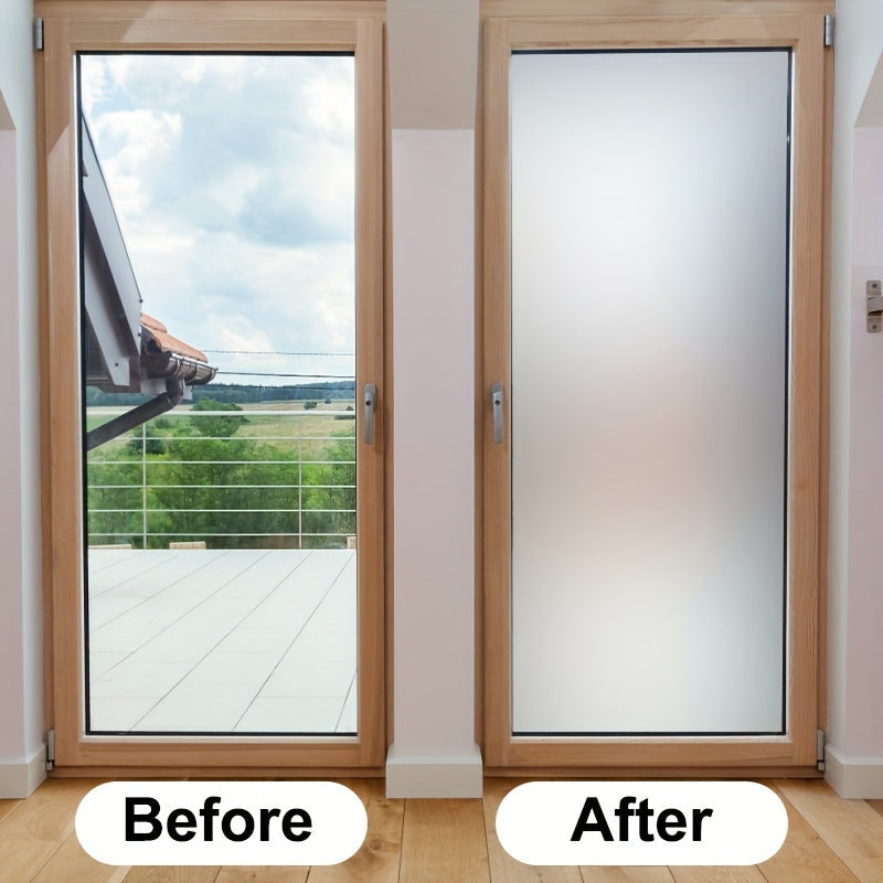 7Mil Frosted PVC Glass Window Film Sun Blocking Electrostatic Privacy Sticker