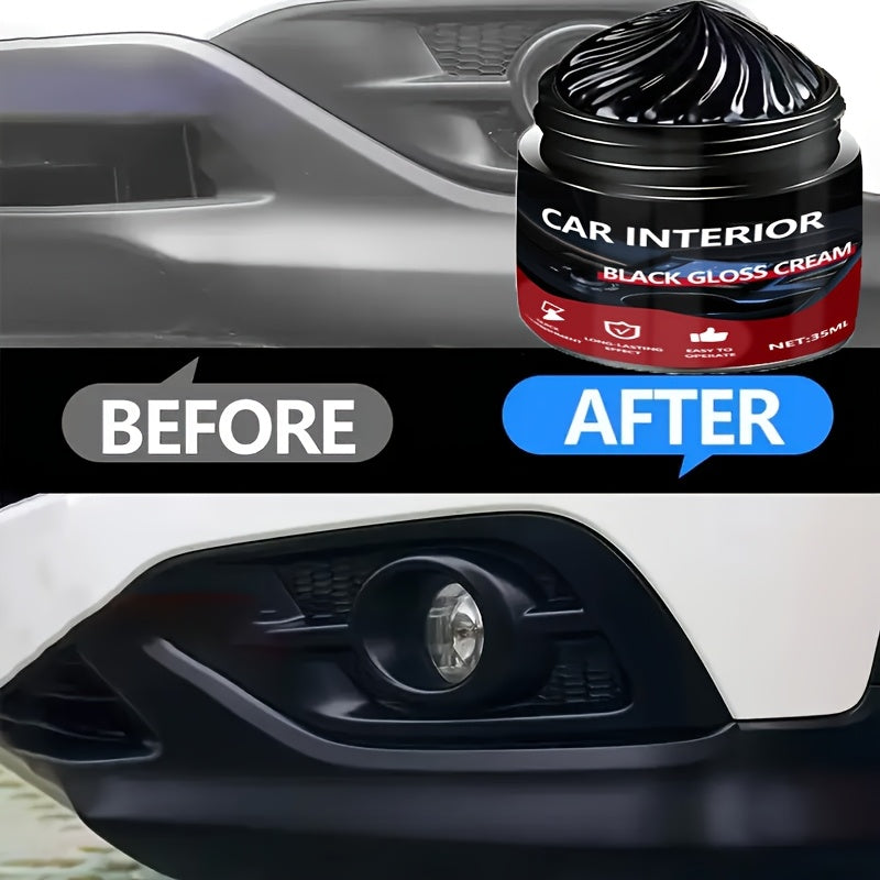 Kit de restauración de autos multiusos para plástico, vinilo, neumáticos, brillo, protección UV