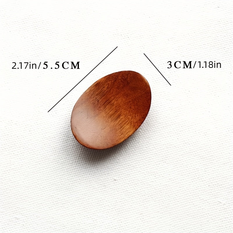 5 ta nanmu yog'och chopstick ushlagich - oshxona va stol anjomlari uchun ijodiy va retro dizayn.