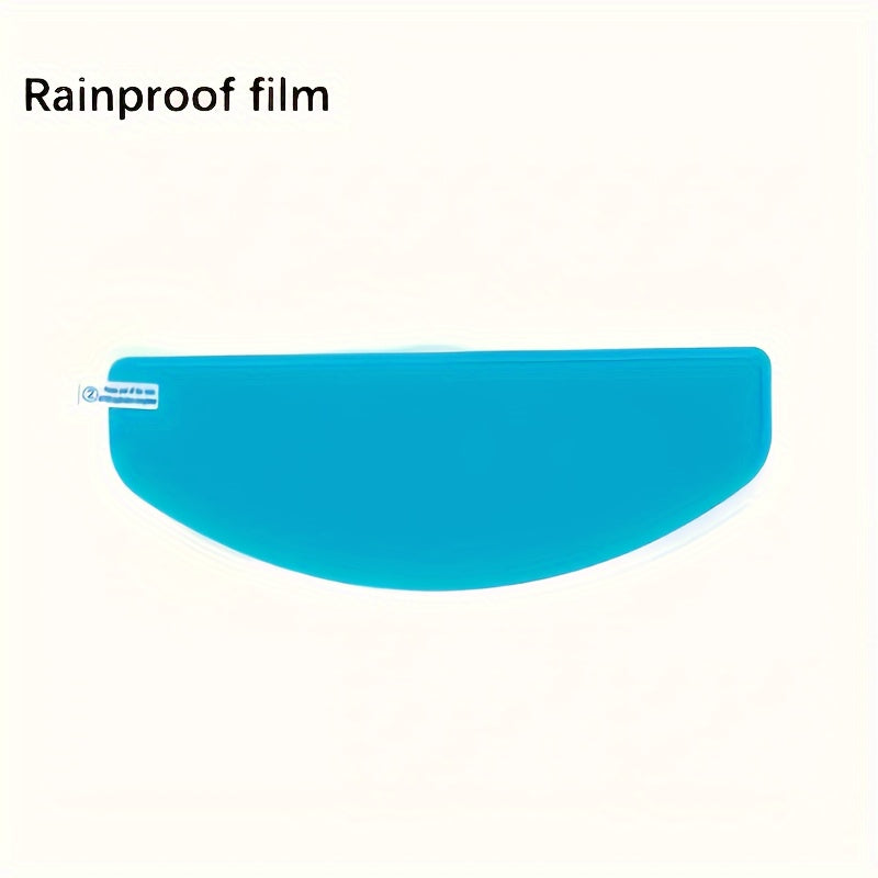 Unisex Motorcycle Helmet Rainproof Anti-Fog Film Waterproof Lens Patch