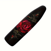 Full Size Rose Ironing Board Cover with Scorch-Resistant Padding and Elastic Edge