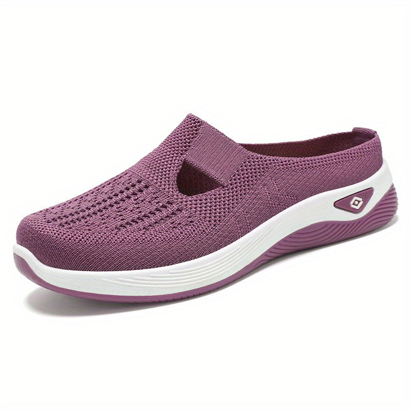Women's Slip-On Slippers Breathable Fabric Indoor Outdoor Comfortable