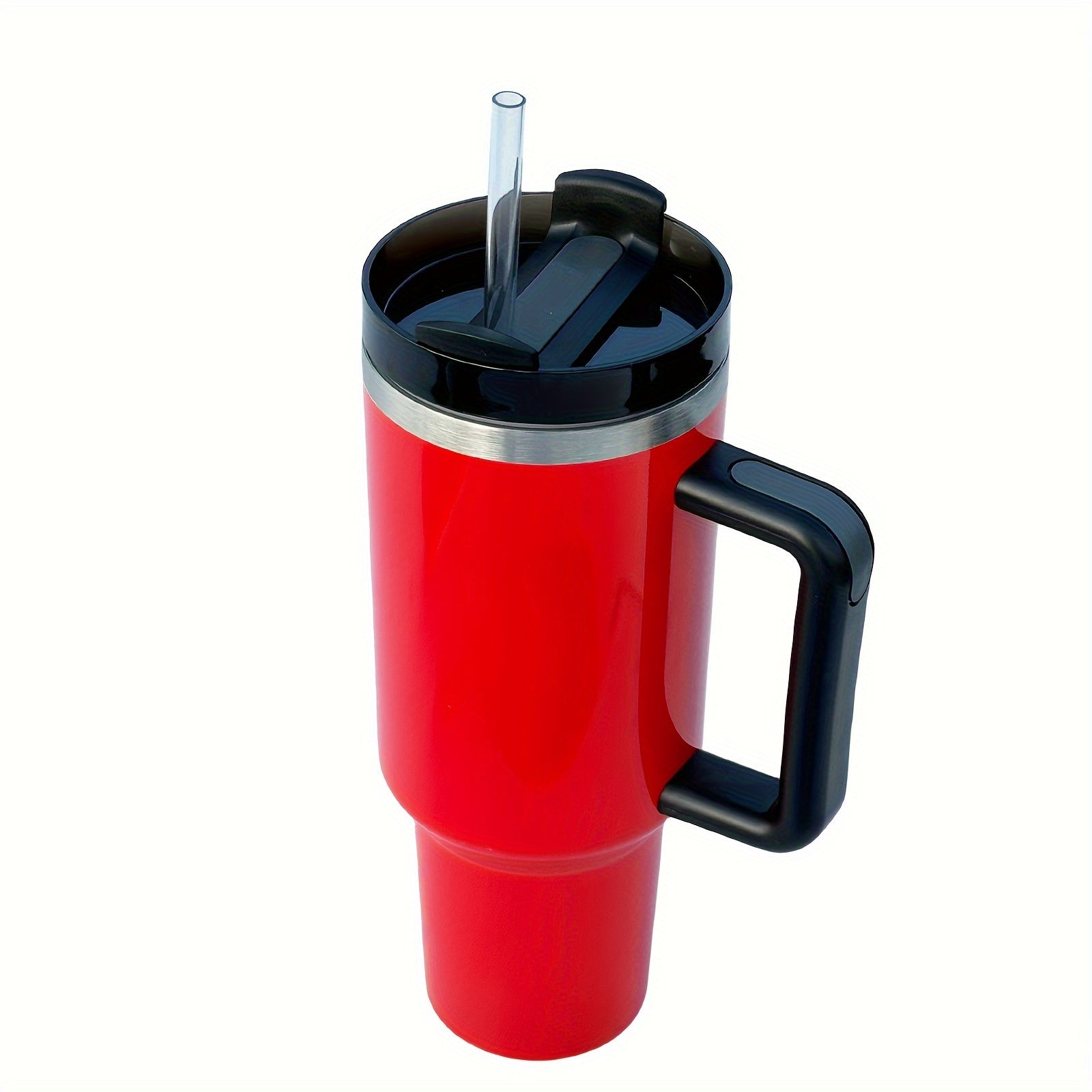 40oz Izolyatsiyalangan zanglamaydigan po'latdan yasalgan tumbler, qopqoq, tutqich va qobiq bilan, sayohat, uy va ofis uchun