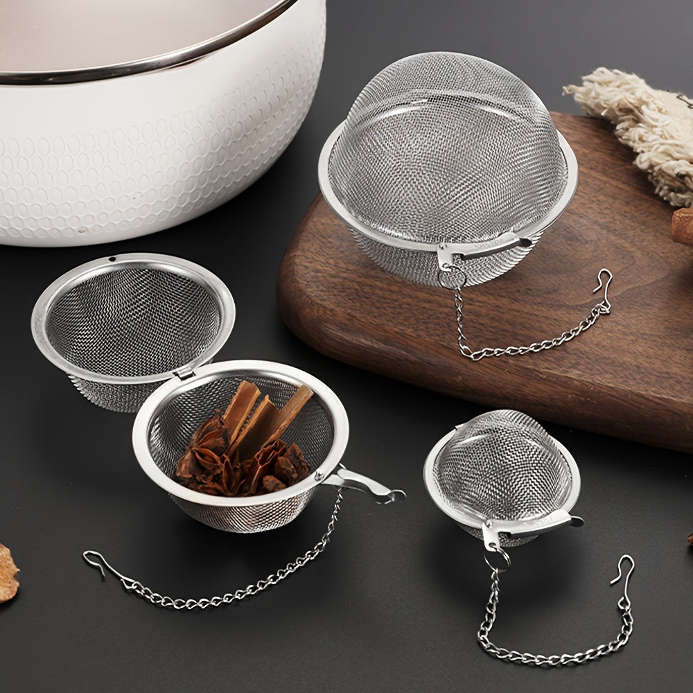Durable Mesh Stainless Steel Tea Infuser for Loose Leaf Tea and Spices