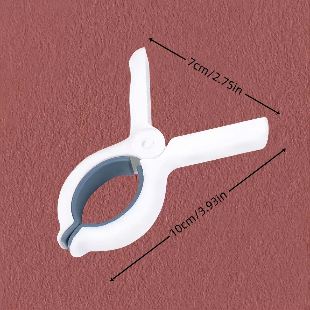 Juego de 6 grandes clips de viento antideslizantes ganchos de plástico no marcantes para colgar toallas