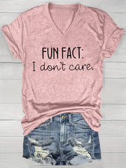 Women's V-Neck Loose Casual Short Sleeve T-Shirt With Bottoming Top