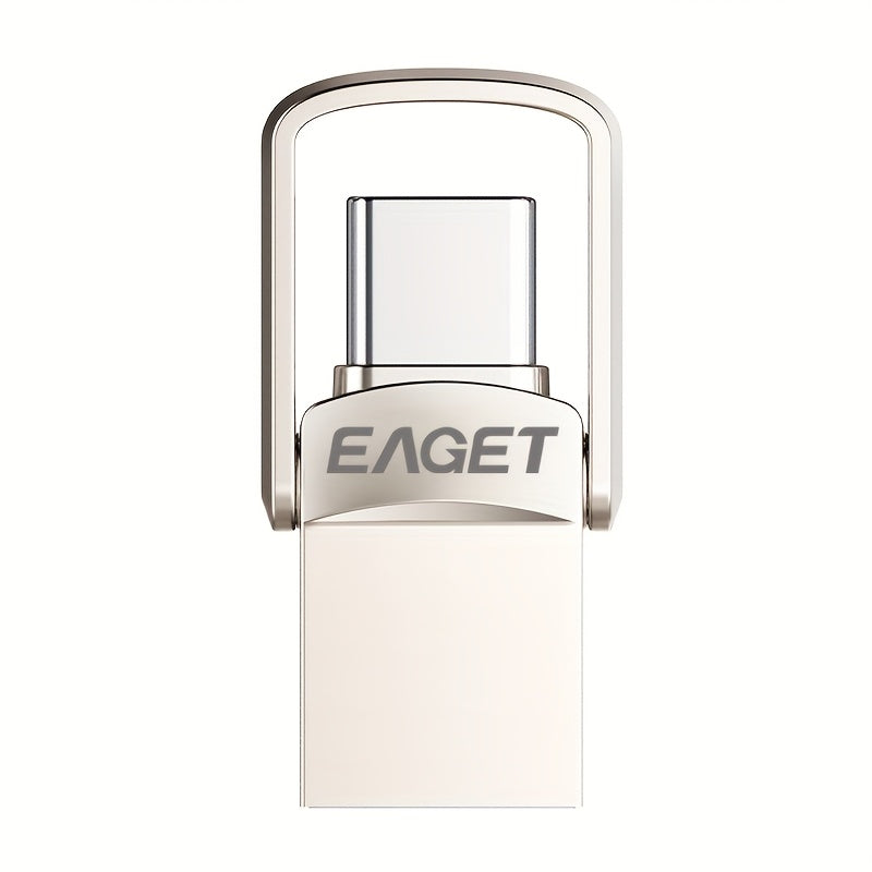 EAGET Yuqori Tezlikdagi Mini USB-C Flesh Drayv - 32GB/64GB/128GB, Turli qurilmalar uchun Ikki OTG va USB Type-C Xotira Stick.