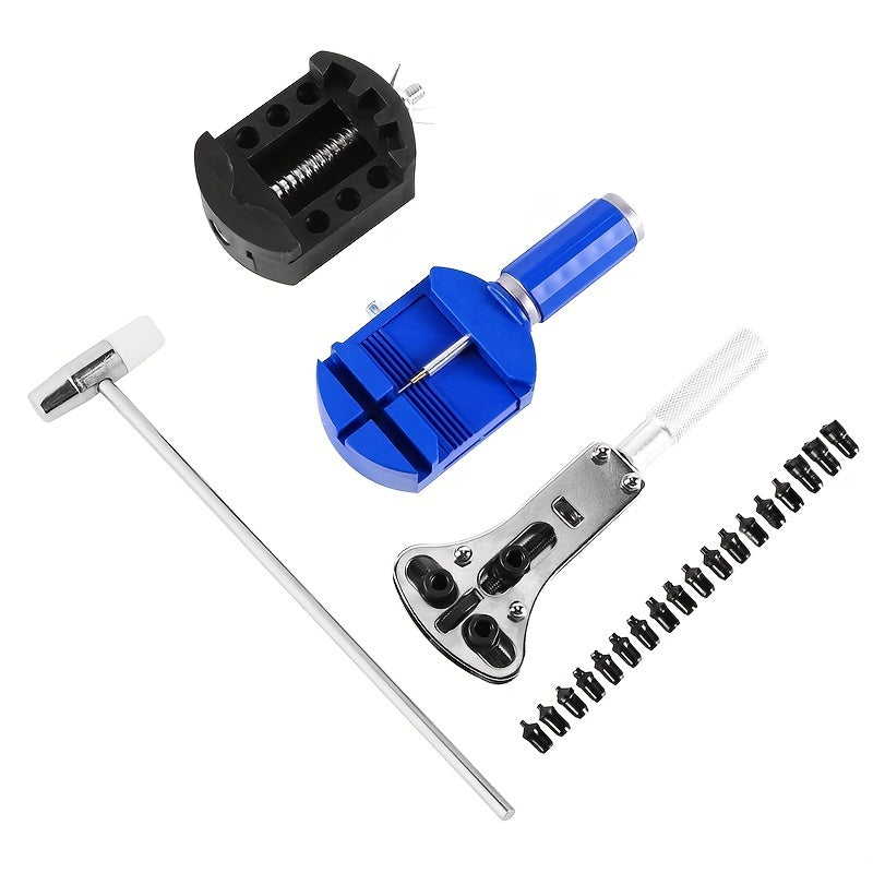 Watch Repair Tool Set 147 Pieces with Case, Battery Replacement, Spring Bar, Strap Link Tools