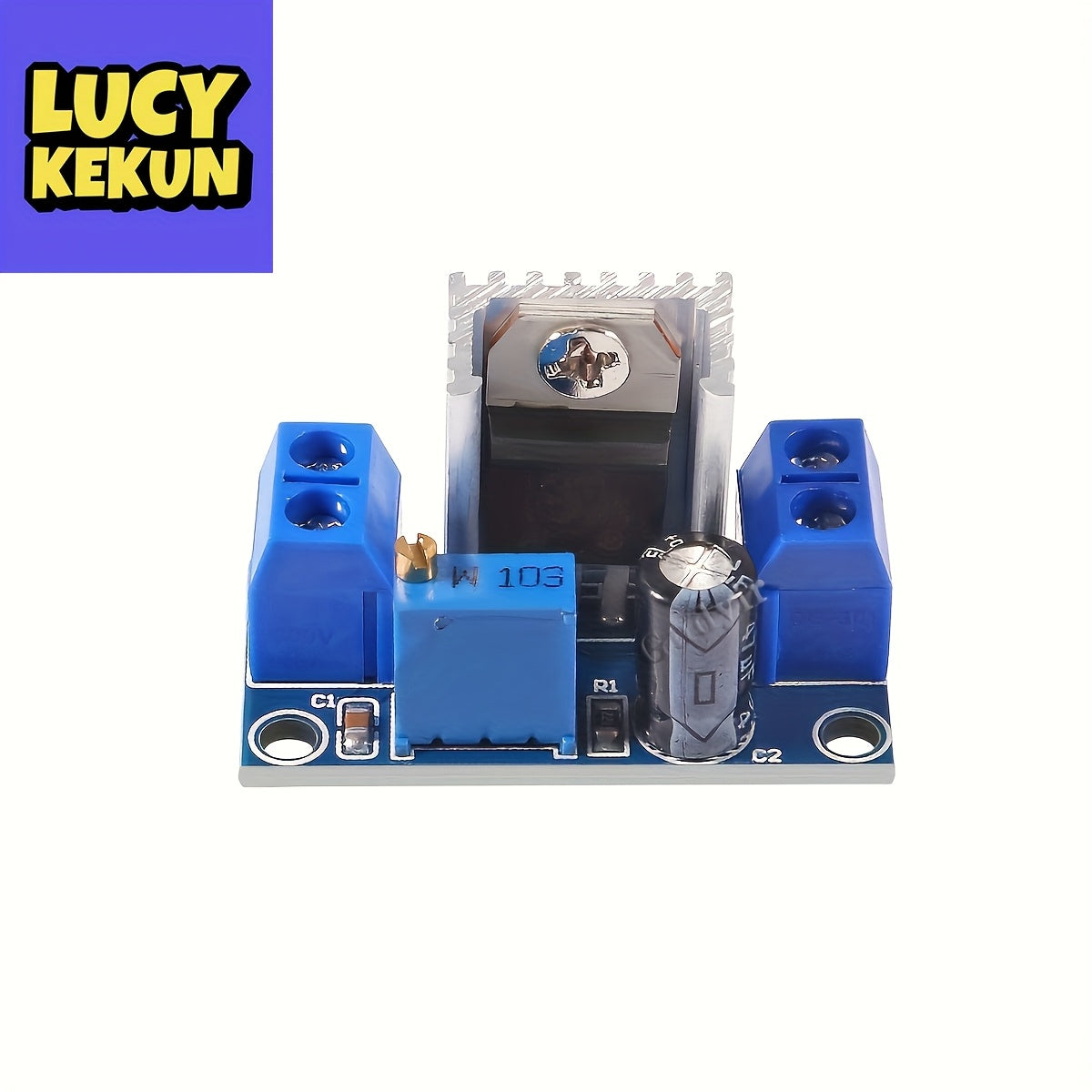 Conjunto de 3 placas de regulación de voltaje ajustable LM317 para proyectos DIY