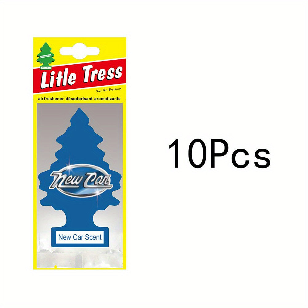 Car Air Freshener Hanging Paper Tree for Home or Vehicle Scented Decor