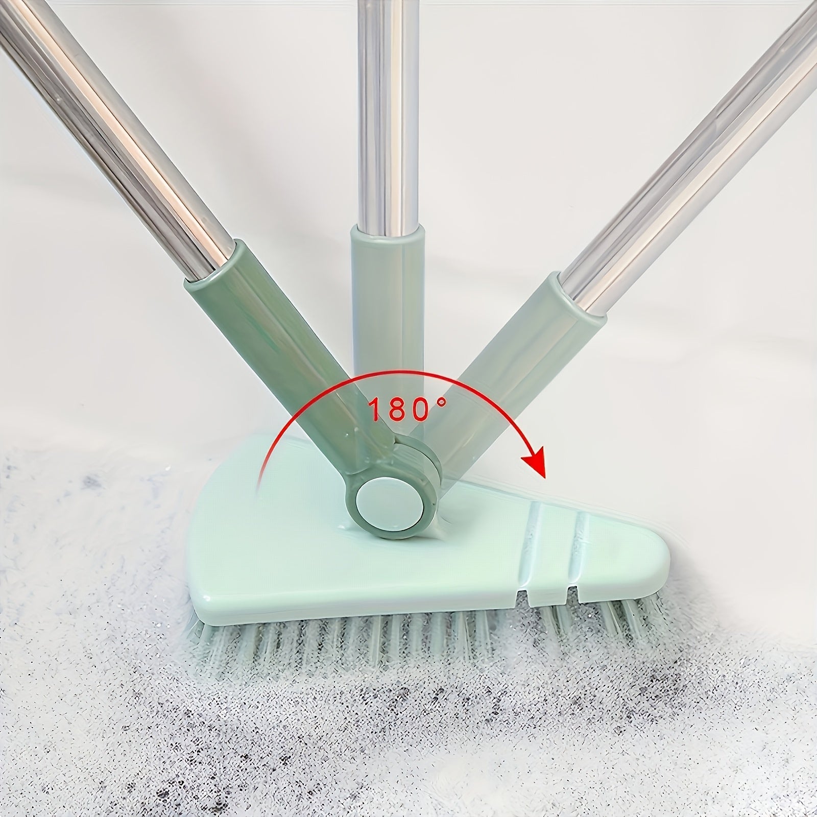 Stainless Steel Cleaning Brush for Floors Bathrooms Tiles with Cleaning Ball