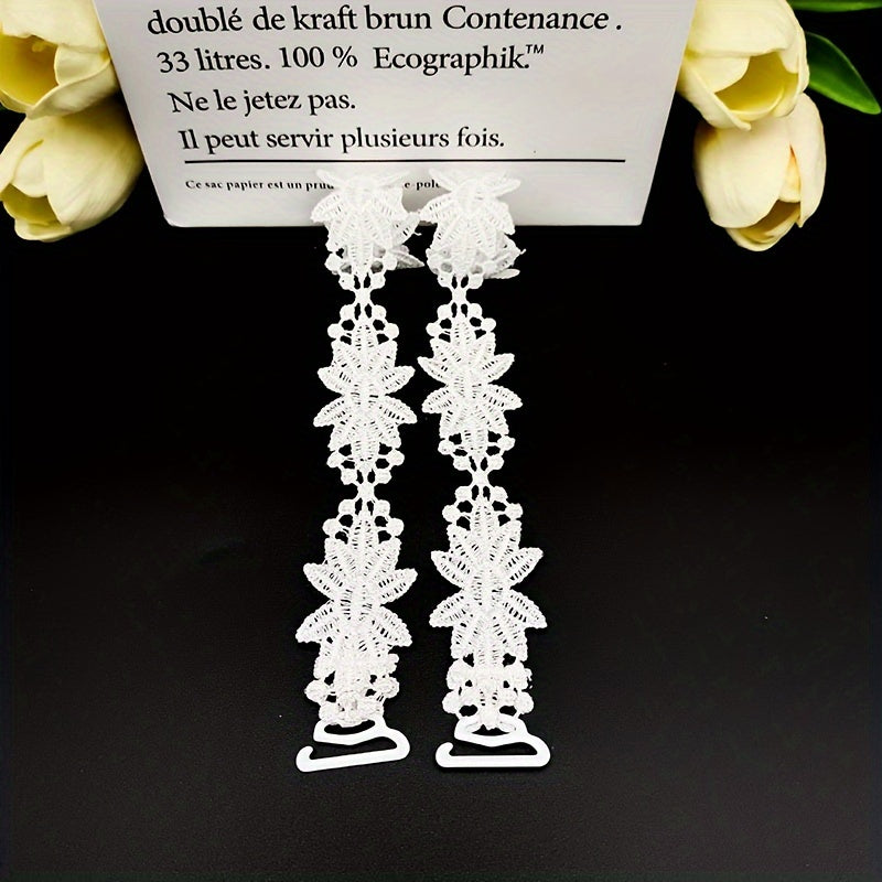 Polyester Plaid Bra Shoulder Strap Replacements 3 Pieces