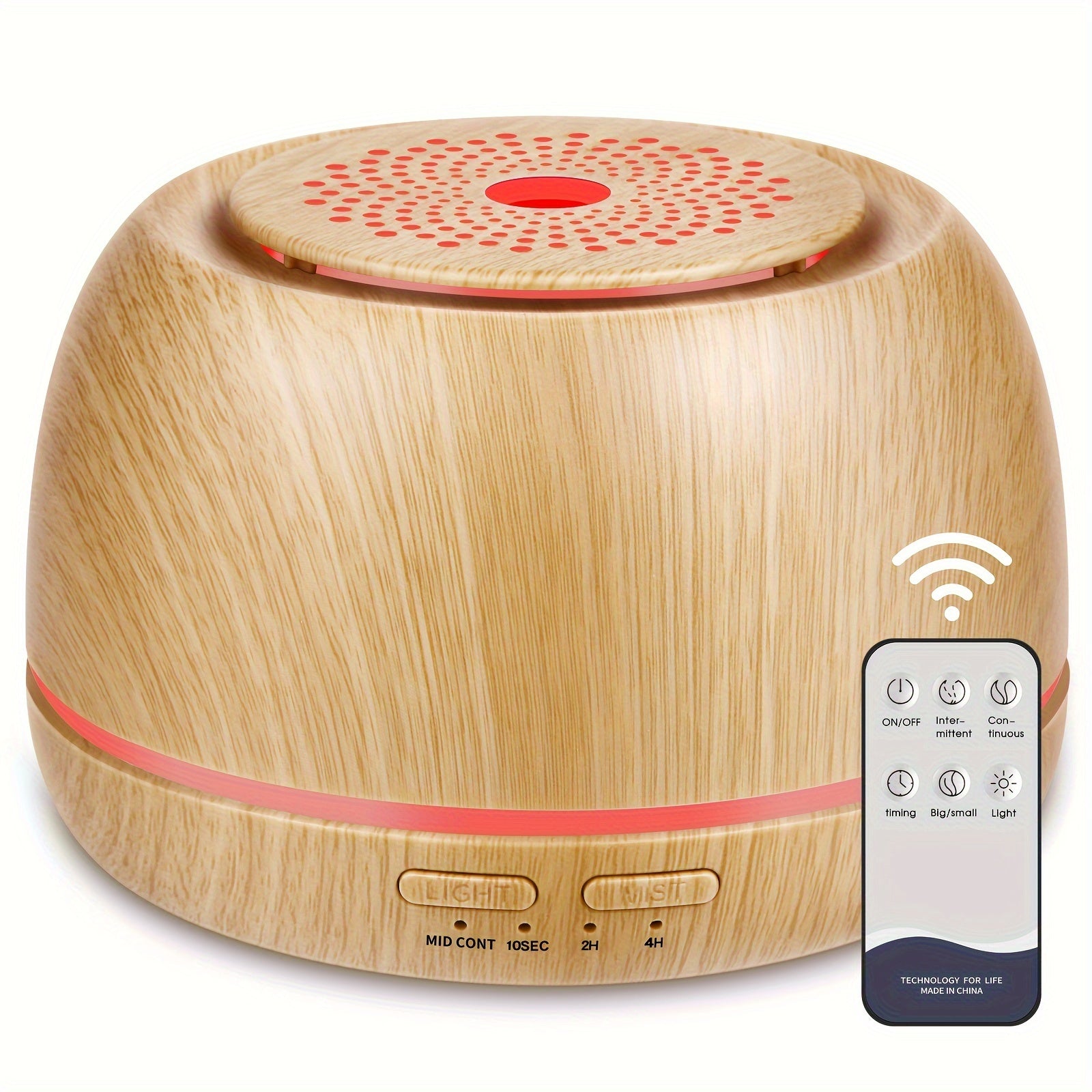 Essential Oil Diffuser 300ML Humidifier with 7 Color LED Lights for Home Office Bedroom