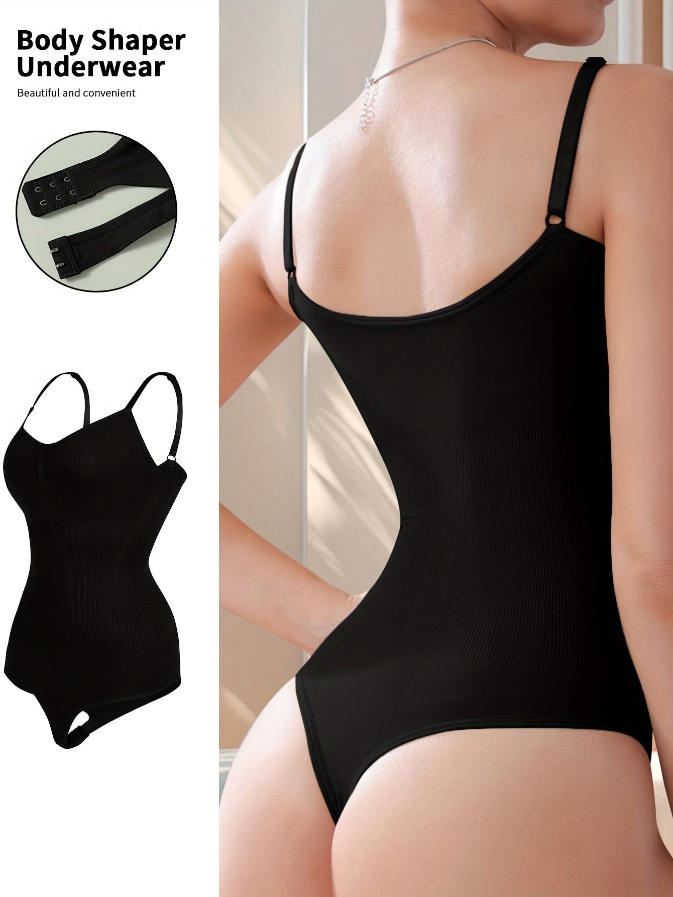 Body de mujer transpirable y elástico con cintura alta ceñida y cremallera