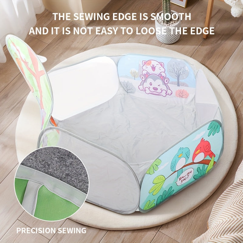 Bolalar uchun o'yin chodiri, katta pop-up to'p havzasi, kichiklar uchun ichki va tashqi foydalanish, 4ft