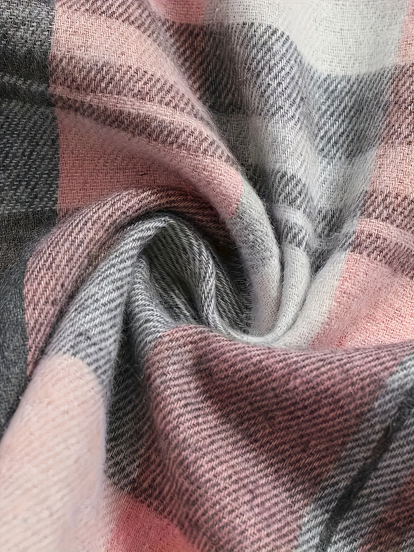 Women's Plus Size Plaid Long Sleeve Button Front Shirt Spring Casual Top