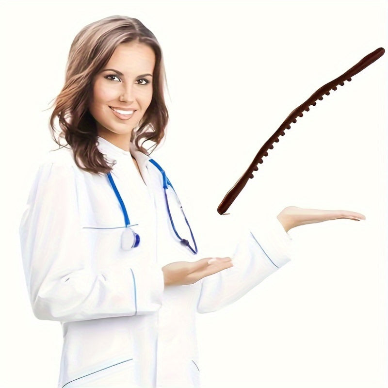 19 tilla qoʻlda Meridian massaj tayoqchasi boʻyinning, orqa, qorning va butun tananing sogʻligi uchun plastmassa