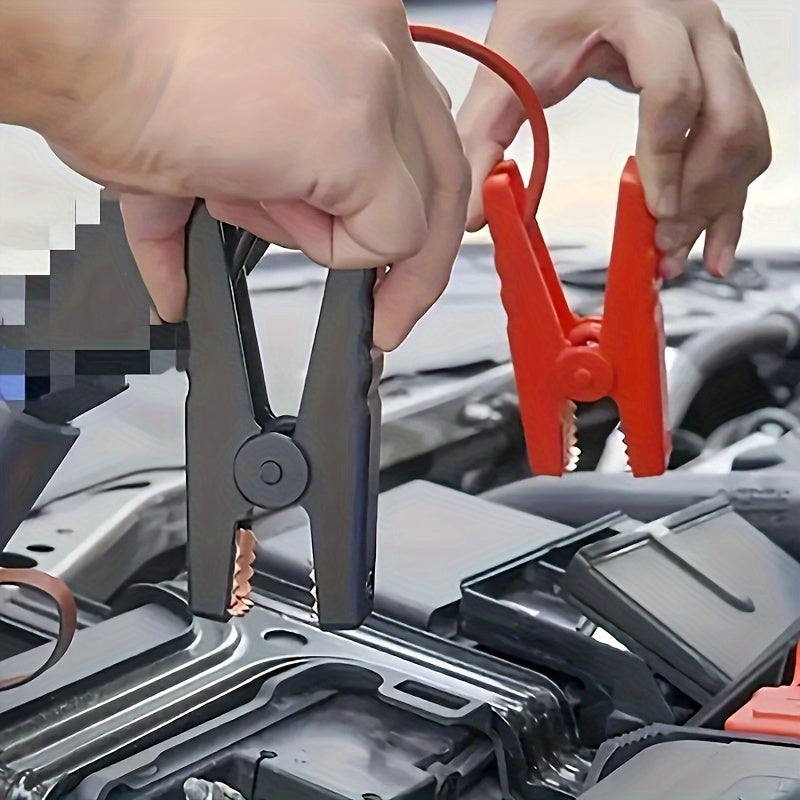 Emergency Car Battery Starter Clips, Durable, Quick Jump Start, Non-Rechargeable