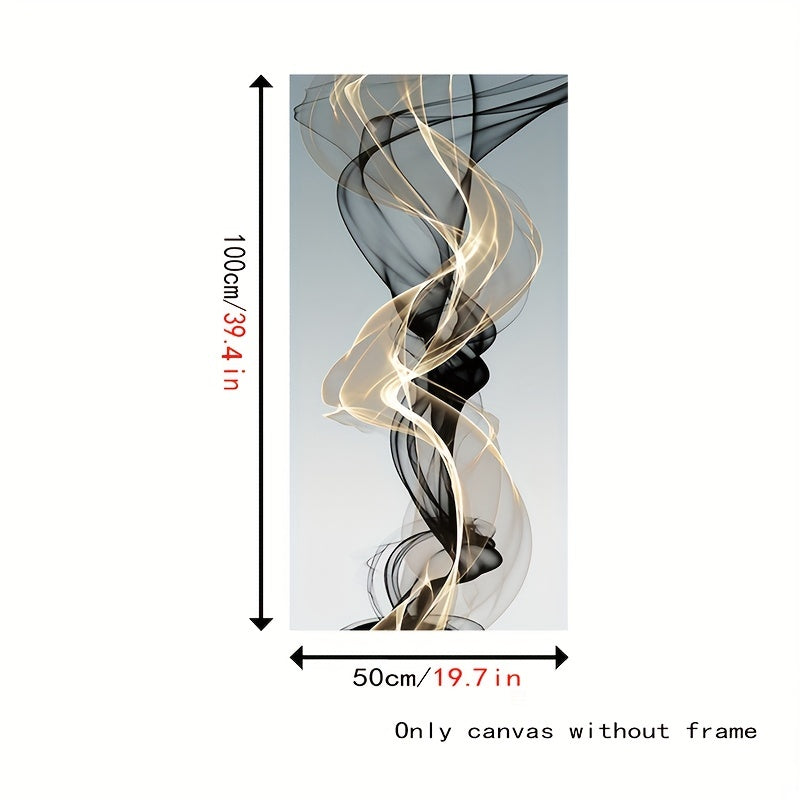 Abstract Ribbon Canvas Wall Art for Living Room Bedroom Bathroom Office Decor No Frame