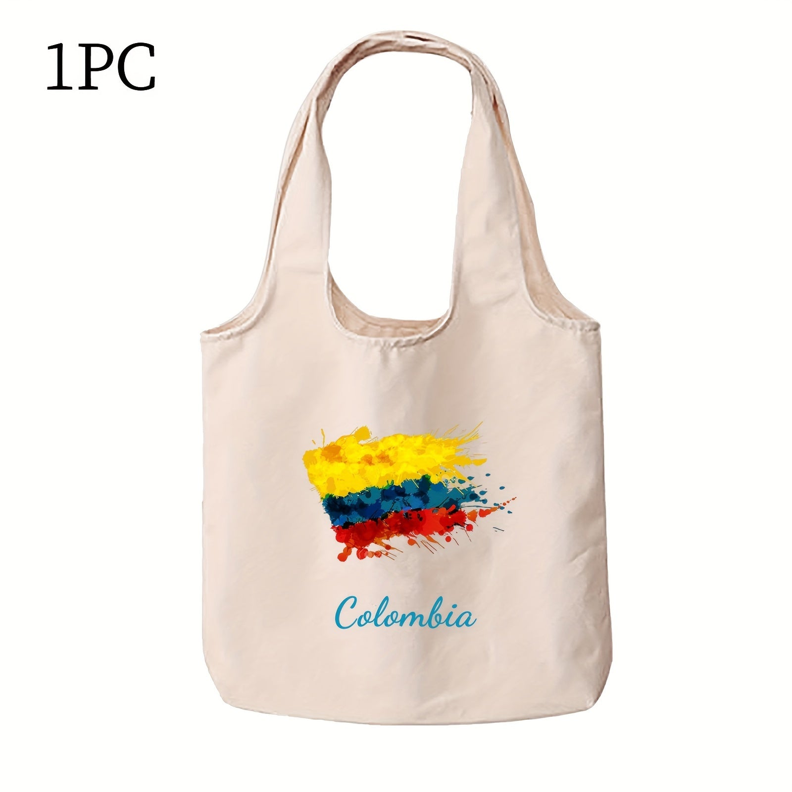 Canvas Hand Carry Bag with Personalized Double-Sided Printing for Daily Use