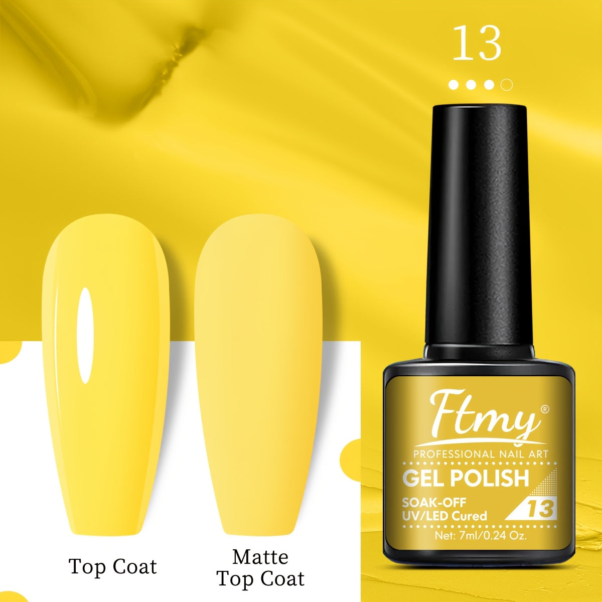 Women Gel Nail Polish Strong Bright Colors Long-Lasting