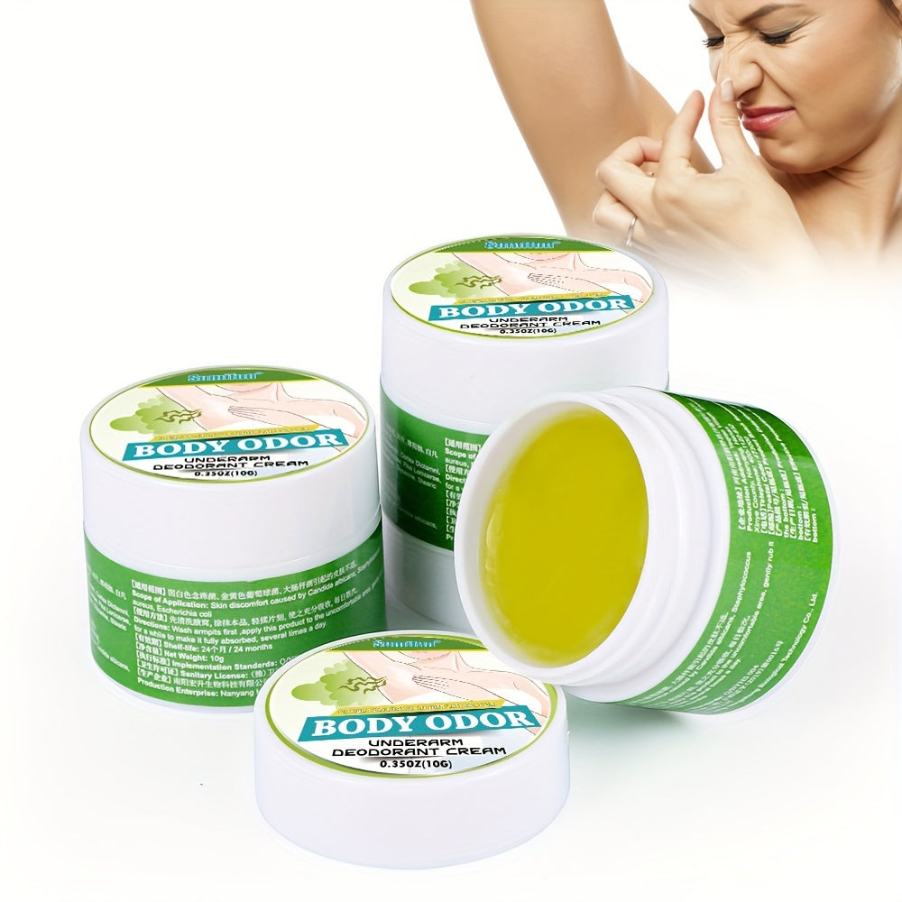 Unisex Daily Deodorant Cream for Sweat and Odor Control for Armpits and Body